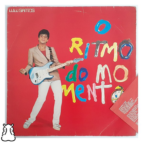 LP Lulu Santos - O Ritmo do Momento Vinil 1983 Encarte - Hm