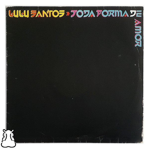 LP Lulu Santos - Toda Forma de Amor 1988 Disco de Vinil - Hm