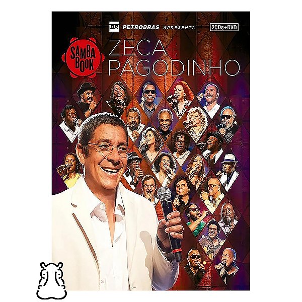 Box DVD + 2 CDs Zeca Pagodinho - Sambabook Novo Lacrado - Hm