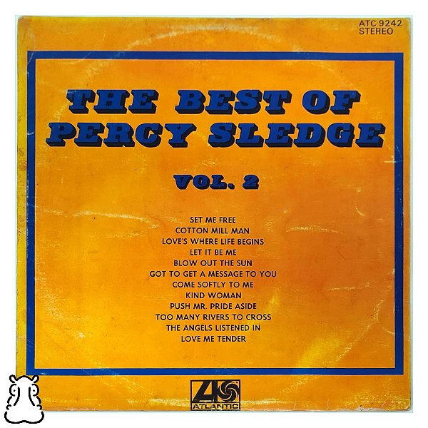 Lp The Best Of Percy Sledge Vol2 Vinil Importado Angola - Hm