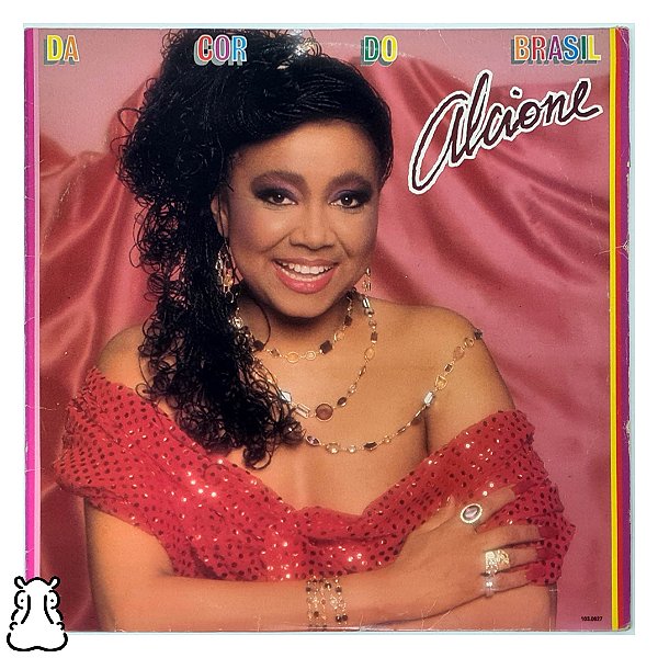 LP Alcione - Da Cor do Brasil - Disco de Vinil 1984 - Hm