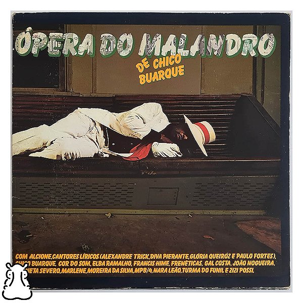 LP Chico Buarque Ópera Do Malandro 1979 Vinil Encartes - Hm