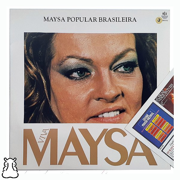LP Maysa - Popular Brasileira Disco Vinil 1993 Encarte - Hm