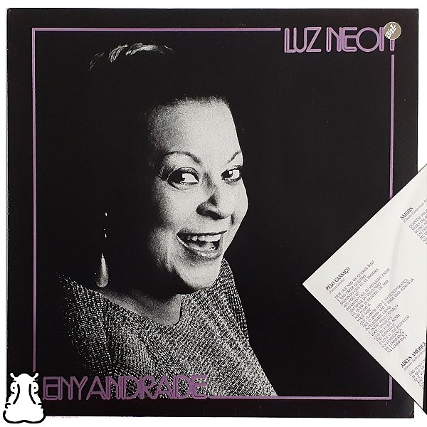 LP Leny Andrade - Luz Neon - Disco de Vinil Encarte - Hm
