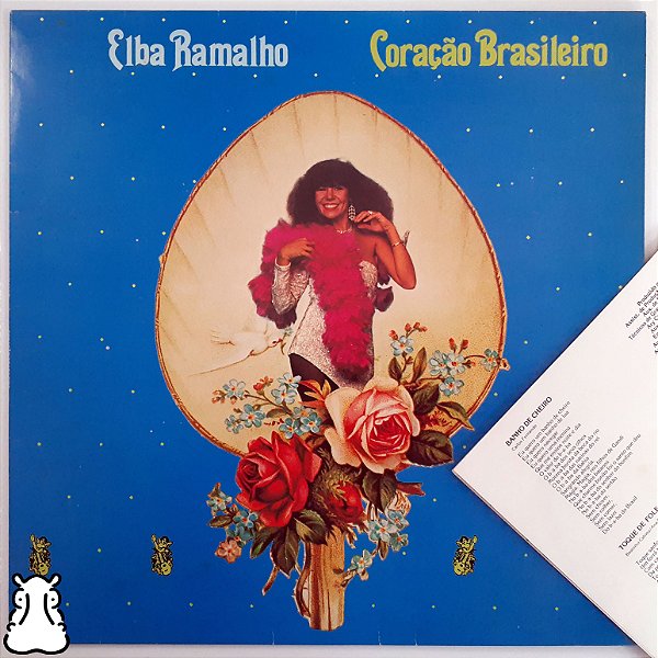 LP Elba Ramalho - Coração Brasileiro Vinil 1983 Encarte - Hm