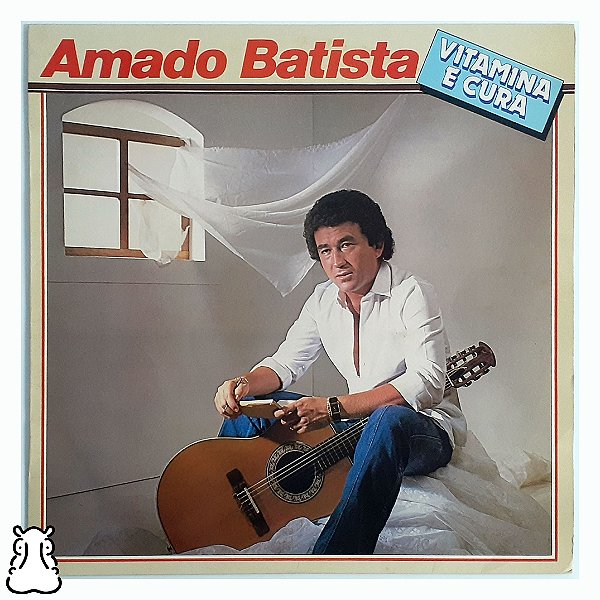 LP Amado Batista - Vitamina e Cura Disco de Vinil 1986 - Hm