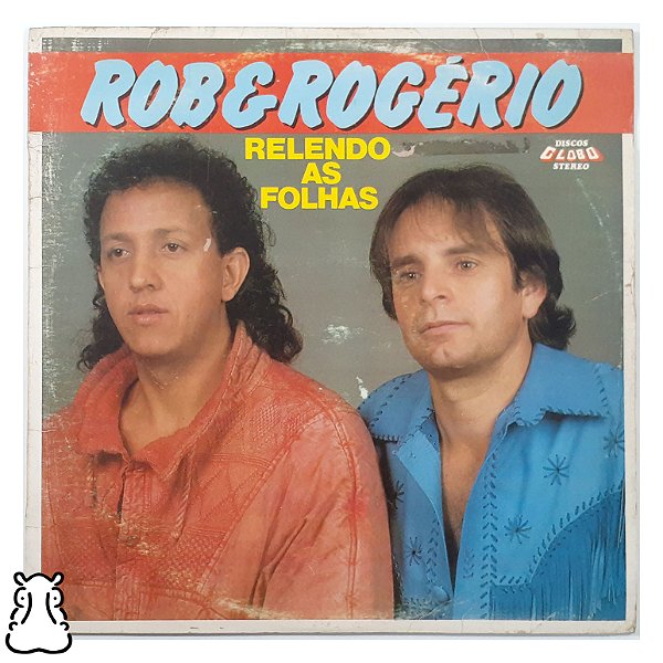 LP Rob e Rogério - Relendo as Folhas - Disco de Vinil - Hm