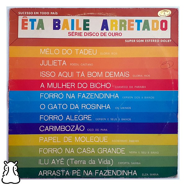 LP Êta Baile Arretado - Disco de Vinil - Hm