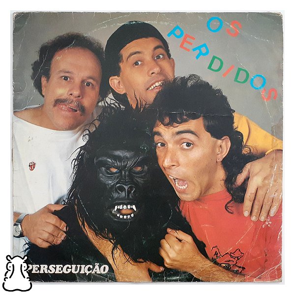 LP Os Perdidos - Perseguição - Disco de Vinil 1990 Leia - Hm