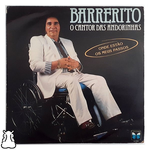 LP Barrerito - Onde Estão os Meus Passos - Vinil 1987 - Hm