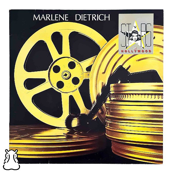 LP Marlene Dietrich - Stars of Hollywood - Vinil 1982 - Hm