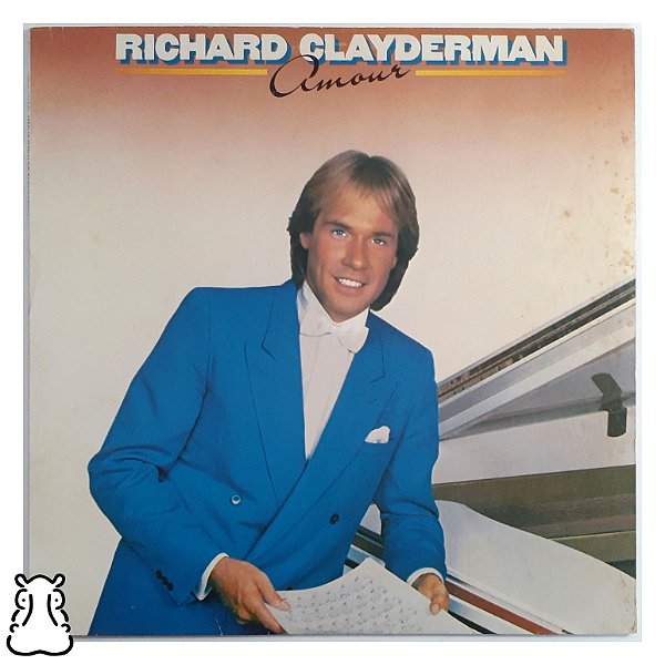 LP Richard Clayderman - Amour - Disco de Vinil 1984 - Hm