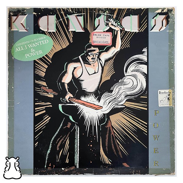 LP Kansas - Power - Disco de Vinil 1986 Com Encarte - Hm