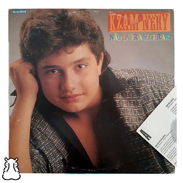 LP Kzam Nery - Não Dá Pra Segurar - Vinil 1990 Encarte - Hm