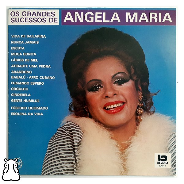 LP Angela Maria - Os Grandes Sucessos - Vinil 1991 Leia - Hm