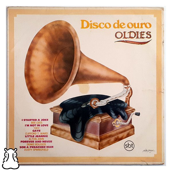 LP Disco de Ouro Oldies - Disco de Vinil 1983 Leia - Hm