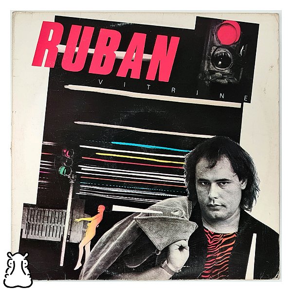 LP Ruban - Vitrine - Disco de Vinil 1986 Encarte - Hm