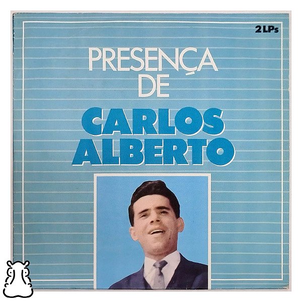 LP Presença de Carlos Alberto Disco Vinil Duplo Encarte - Hm
