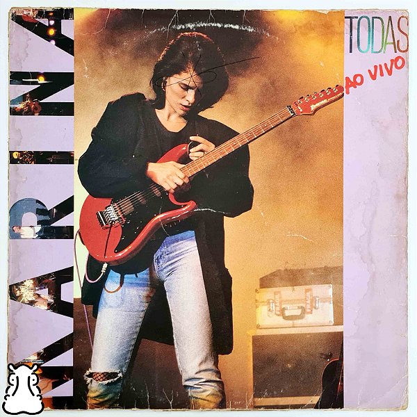 LP Marina - Todas ao Vivo - Disco de Vinil 1986 - Hm