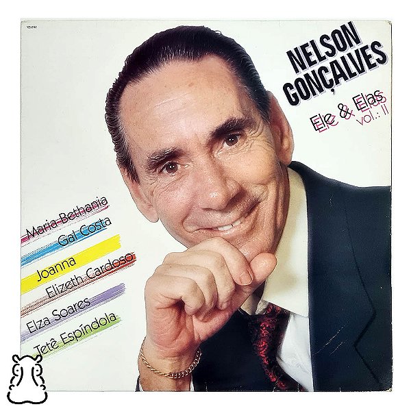 LP Nelson Gonçalves - Ele & Elas - Vol. 2 - Vinil 1986 - Hm