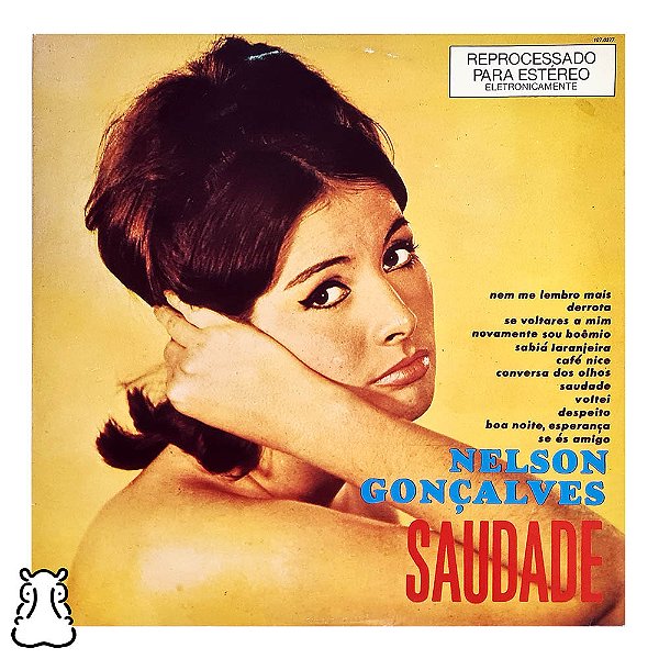 LP Nelson Gonçalves - Saudade - Disco de Vinil 1982 - Hm