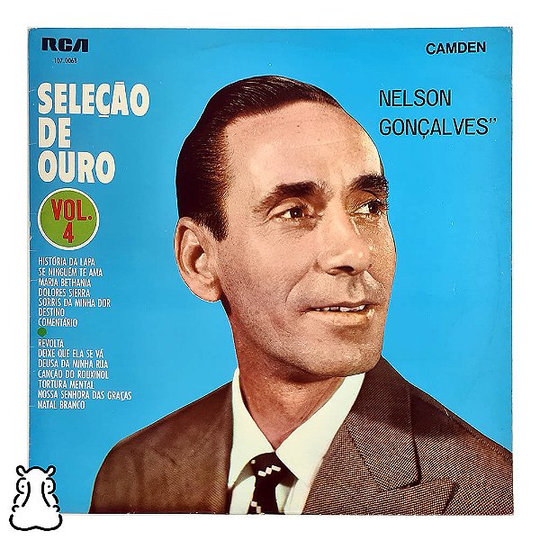 LP Nelson Gonçalves - Seleção de Ouro Vol. 4 Vinil 1970 - Hm