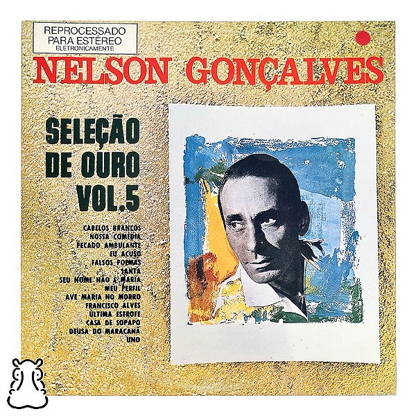 LP Nelson Gonçalves - Seleção de Ouro Vol. 5 Vinil 1982 - Hm