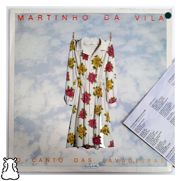 LP Martinho da Vila Canto das Lavadeiras Vinil Encarte - Hm