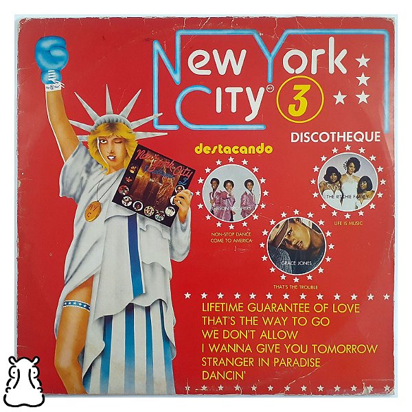 LP New York City Discotheque 3 - Disco de Vinil 1977 - Hm