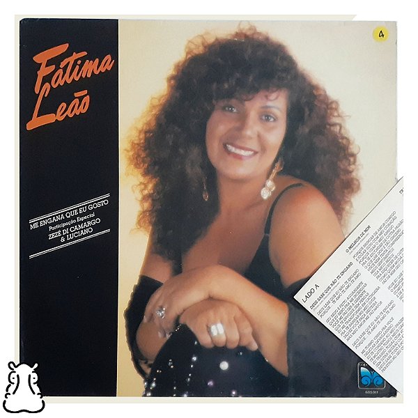 LP Fátima Leão Deus Sabe Que NãoTe Engano Vinil Encarte - Hm