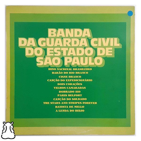 LP Banda Guarda Civill São Paulo Hino Brasileiro Vinil - Hm