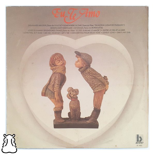 LP Eu Te Amo Disco de Vinil 1987 - Leia - Hm