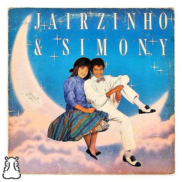 LP Jairzinho e Simony Oi Mundo Vinil 1987 Encarte Leia - Hm