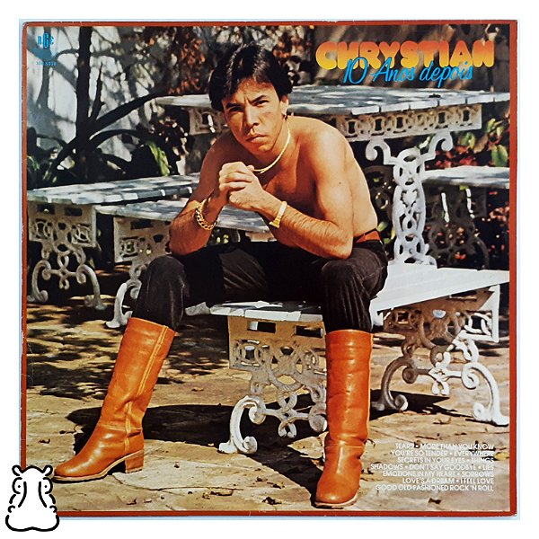 LP Chrystian 10 Anos Depois 1983 Disco de Vinil Amostra - Hm