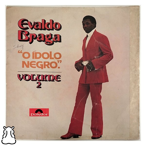 LP Evaldo Braga O Ídolo Negro Vol. 2 Vinil 1972 Leia - Hm
