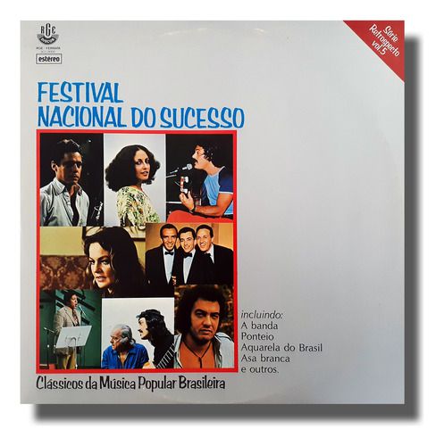LP Festival Nacional Do Sucesso Retrospecto 5 Vinil - Hm