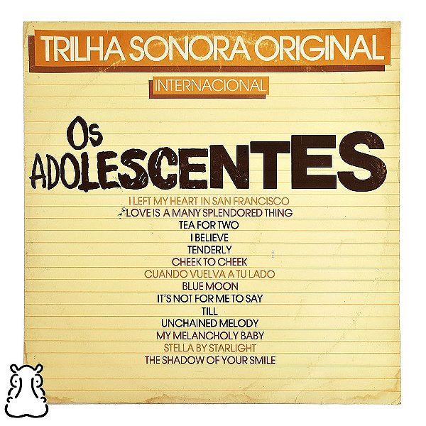 LP Novela - Os Adolescentes - Internacional - Vinil 1981 - Hm