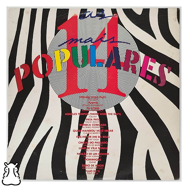 LP As 14 Mais Populares - Disco de Vinil 1988 - Hm