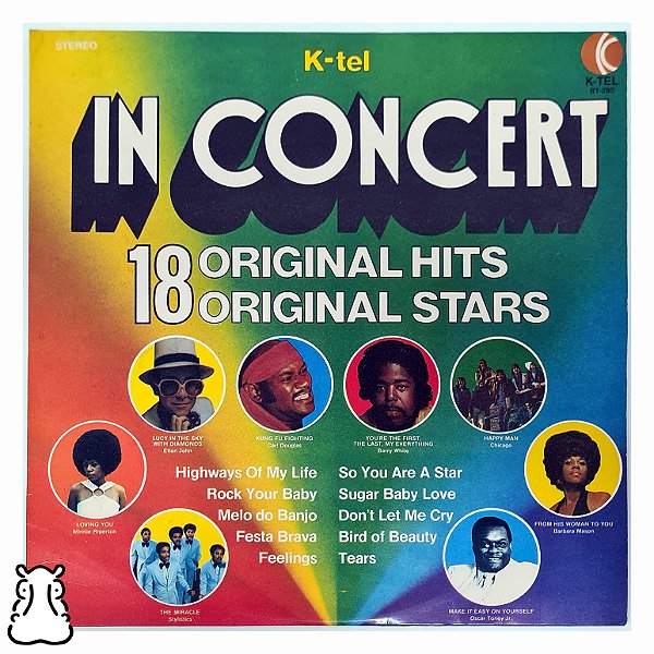LP In Concert - 18 Original Hits - Disco de Vinil 1979 - Hm