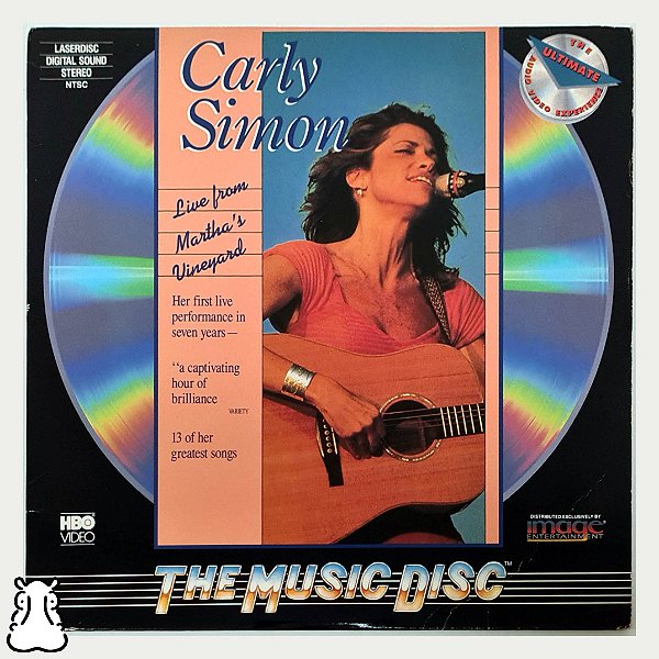 Laserdisc LD Carly Simon - Live From Martha's Vineyard - Hm