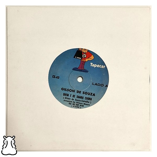 EP Compacto Gilson de Souza Quem Samba Chora Vinil Leia - Hm