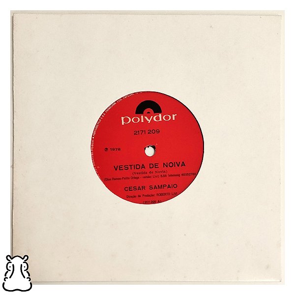 EP Compacto César Sampaio Vestida Noiva Vinil 1978 Leia - Hm
