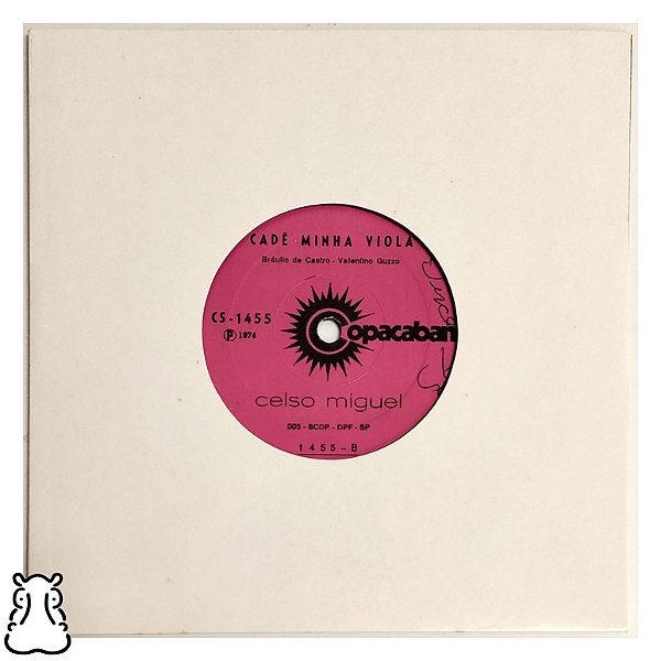 EP Compacto Celso Miguel Festa Meu Coração Vinil 1974 - Hm