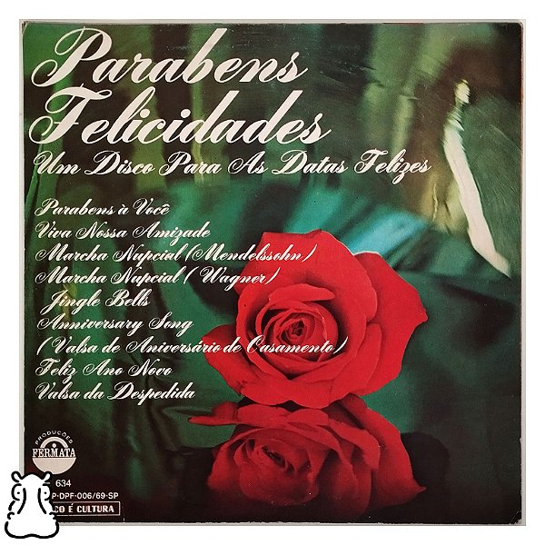 EP Compacto Parabéns, Felicidades Disco de Vinil 1972 - Hm