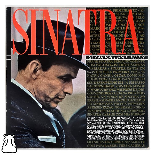 LP Frank Sinatra 20 Greatest Hits Disco de Vinil 1985 - Hm