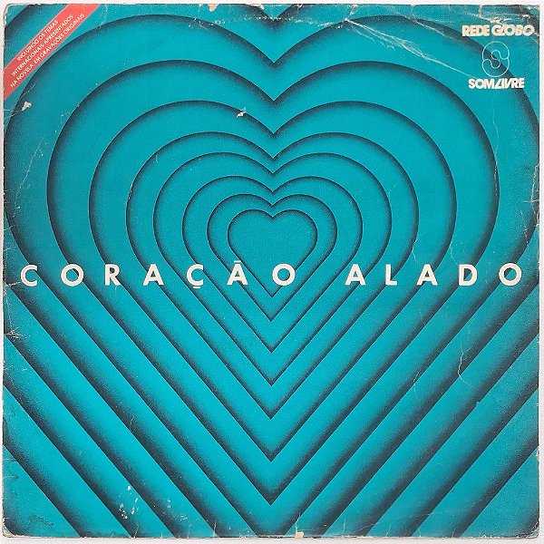 LP Novela - Coração Alado - Internacional - Vinil 1980 - Hm