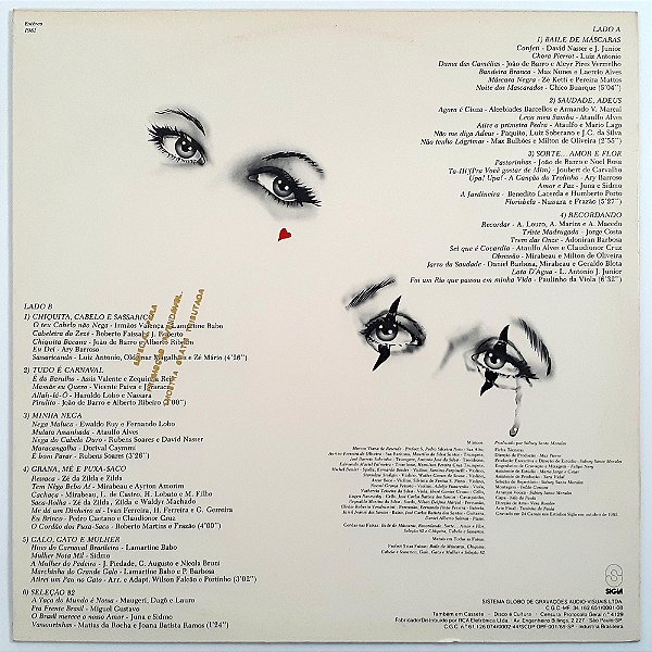 LP Pieros e Colombinas - Carnaval Com Amor e Com Humor - Hm