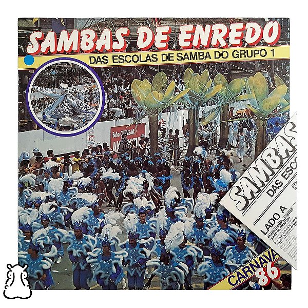 LP Sambas de Enredo Carnaval 1986 - Grupo 1 SP - Vinil - Hm