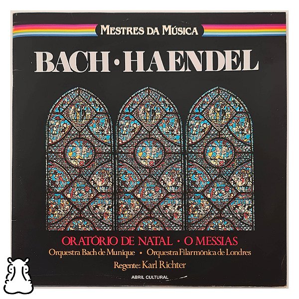 LP Bach - Haendel Mestres da Música 1980 Vinil Duplo - Hm