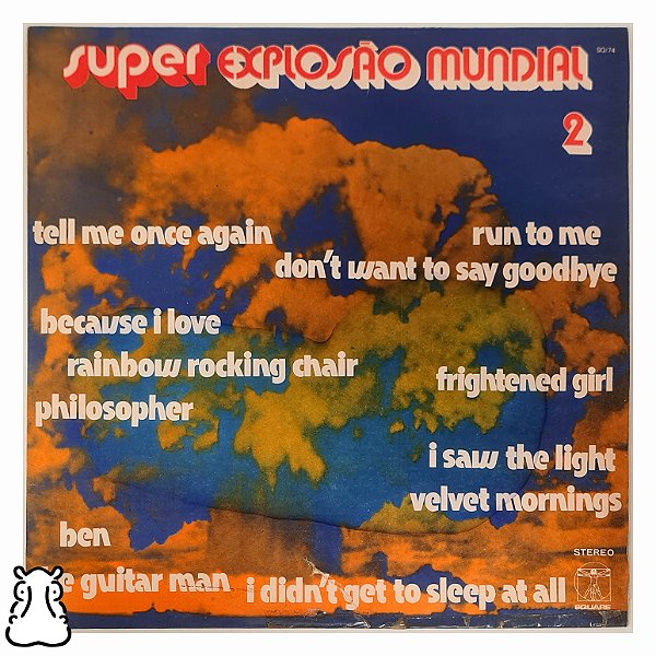 LP Super Explosão Mundial 2 - Disco de Vinil 1972 - Hm
